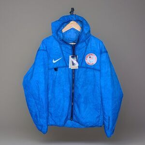Sz M Nike ACG Olympic Paralympic Team USA Therma-Fit ADV Blue DD8825-476